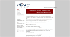 Desktop Screenshot of efficasa.com