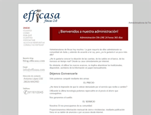 Tablet Screenshot of efficasa.com